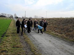 Boßeltour in den Fuhren (März 2012): mit großem Einsatz zum Ziel ...