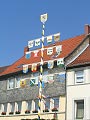 Maypole with the arms of all the 17 villages of Königslutter