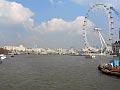 Vergrößern Blick von Westminster Bridge auf London Eye