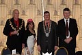 Beim offiziellen Empfang: Mayor and Mayoress of Taunton Dave und  Rene Durdan, Brgermeister von Knigslutter Alexander Hoppe, Richard Bryant