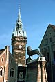 Braunschweiger Löwe und Rathausturm